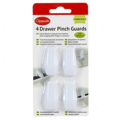 Drawer Pinch Guards 4 pack, Clippasafe 1