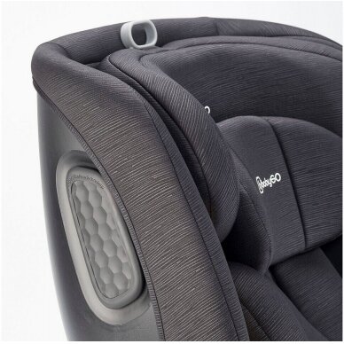 Car Seat BabyGo, MOVE Isofix 360, Grey 0-36 kg 20