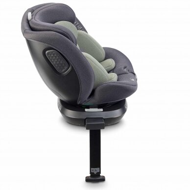 Automobilinė kėdutė BabyGo, MOVE Isofix 360, Green 0-36 kg 2