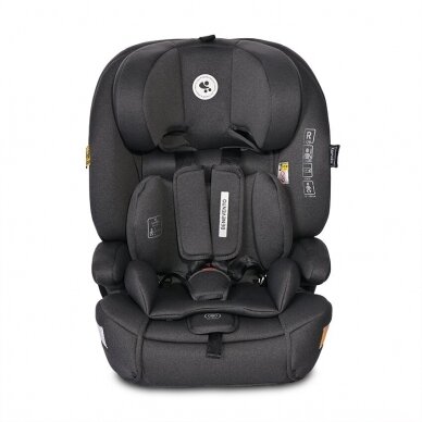 Automobilinė kėdutė Lorelli BENEVENTO Isofix 76-150 cm, Black Jasper 1