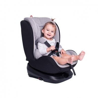 Automobilinė kėdutė Lorelli Nebula i-Size IsoFix 40-150 cm, Grey 22