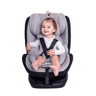 Automobilinė kėdutė Lorelli Nebula i-Size IsoFix 40-150 cm, Grey 21