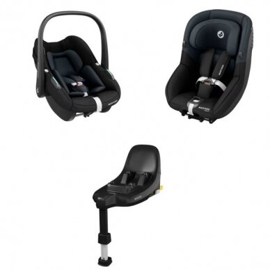 Automobilinė kėdutė Maxi Cosi Pearl S Tonal Black 10