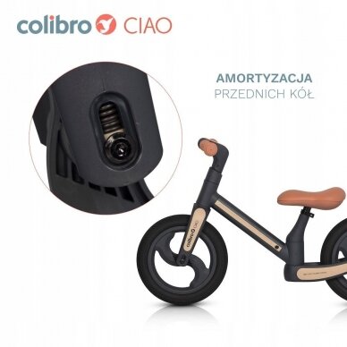 Balance bike Colibro Ciao,  Rose Gold 10