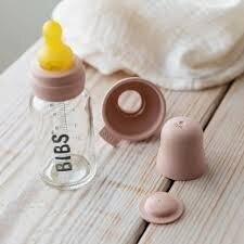 Buteliukas stiklinis Bibs 110ml - Blush 4