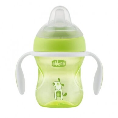 Spill-proof cup with soft silicone spout Chicco 4+,200ml. 2