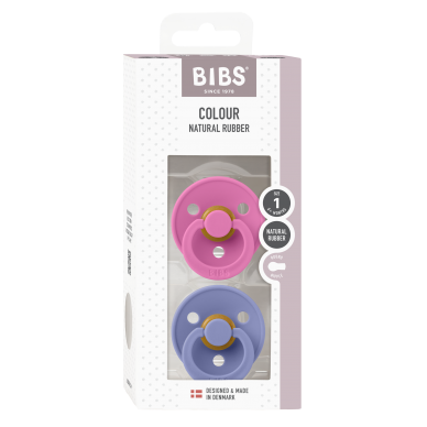 Čiulptukai BIBS COLOUR Bubblegum/Peri 1 dydis 2