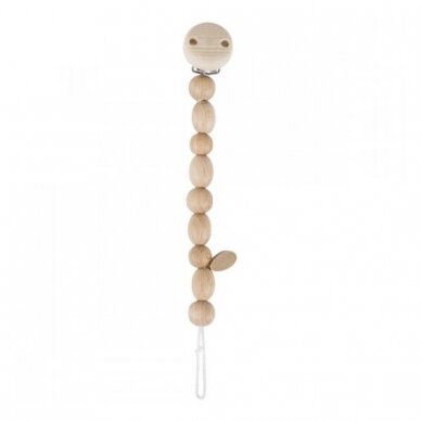 Pacifier holder Goki, Natural wood