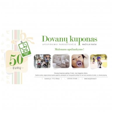 Dovanų kuponas 50 Eur