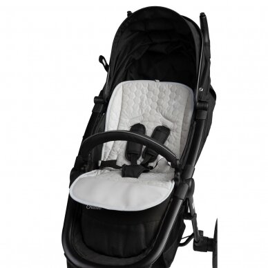 Gray Animals stroller insert 1