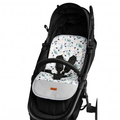 Gray Animals stroller insert