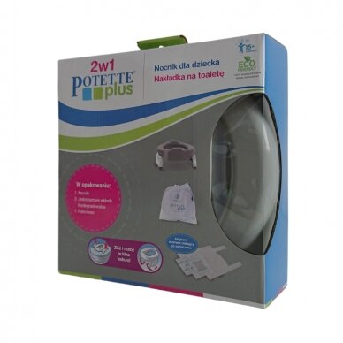 Дорожный горшок Potette Plus 2in1 Grey 10