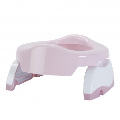 Дорожный горшок Potette Plus 2in1 White/Pink 1