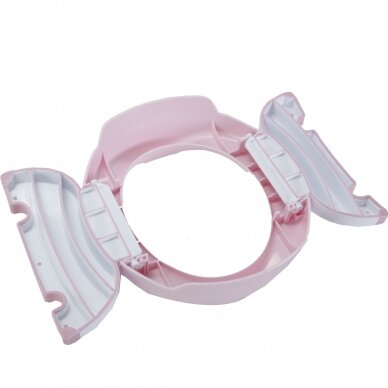 Kelioninis naktipuodis sulankstomas Potette Plus 2in1 White/Pink 4