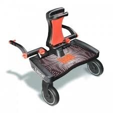 BuggyBoard Maxi  whith seat, Black/Red 2