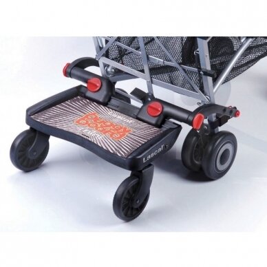 Laiptelis prie vežimėlio, Lascal  Buggy Board Mini, Red 3