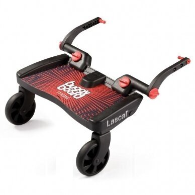 Laiptelis prie vežimėlio, Lascal  Buggy Board Mini, Red