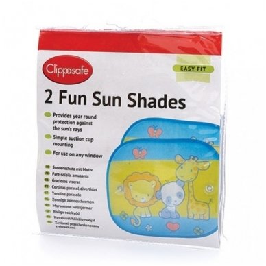 Fun Sun Screens (2 Pack), Clippasafe