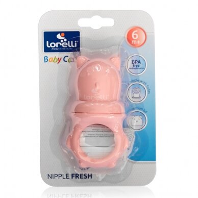 Feeding Lorelli Nipple Fresh with silicone case Pink 3