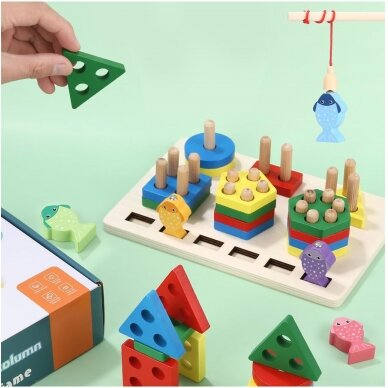 Wooden game Montessori 3