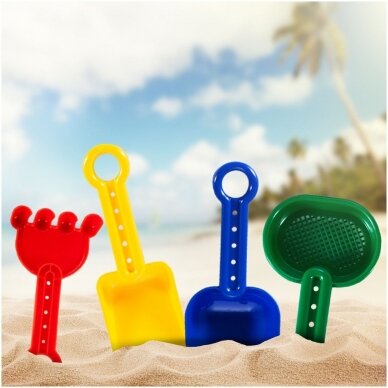 Large colorful sand set 10 pcs. 2