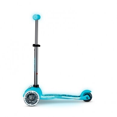 Scooter Micro Mini Deluxe Glow Plus LED Glacier Aqua 6