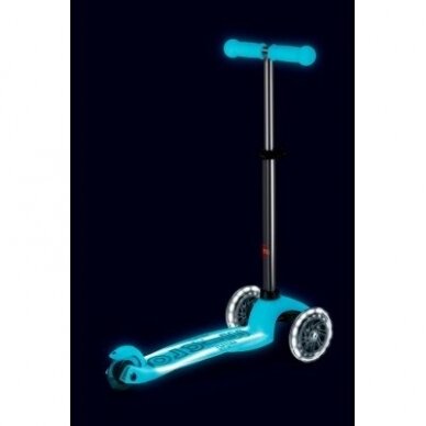 Scooter Micro Mini Deluxe Glow Plus LED Glacier Aqua 11