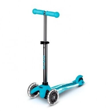 Scooter Micro Mini Deluxe Glow Plus LED Glacier Aqua 1