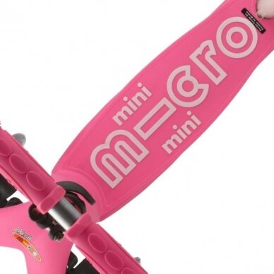 Scooter Mini Micro 3in1 Deluxe Plus Pink LED 7