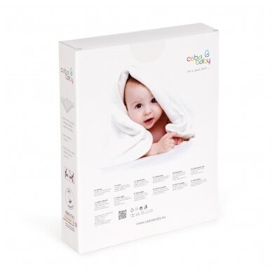 Cotton blanket CebaBaby White 3