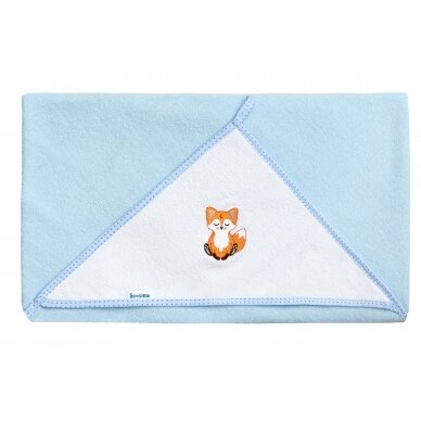 Terry hooded towel Blue 3