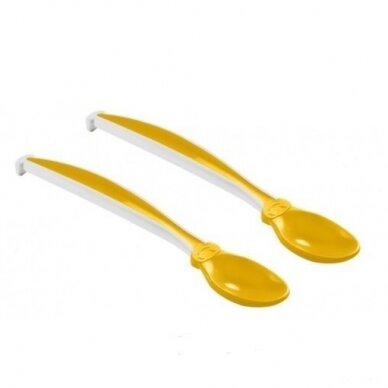 Spoons for baby feeding 2 pcs. Pineapple, Thermobaby