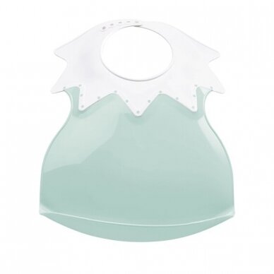 Пластиковый нагрудник с прорезиненным воротом, Thermobaby Celadon Green