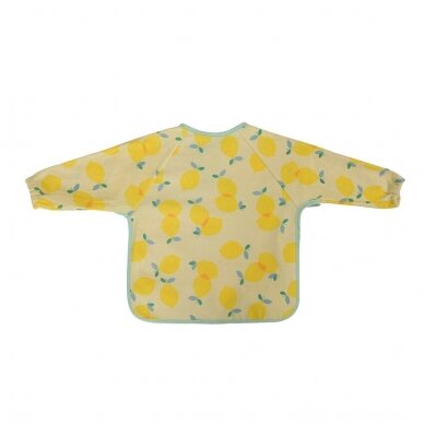 Bib with sleeves  Lemon