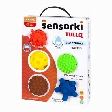 Sensoriniai kamuoliukai be skilutės Tullo, 5 vnt. 4