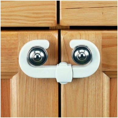 Cabinet Slide Locks (2 Pack), Clippasafe