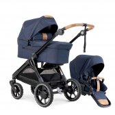 Vežimėlis Emmaljunga SENTO MAX FLAT, Outdoor Navy 2in1