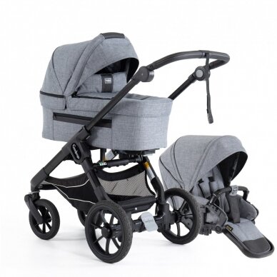 Stroller Emmaljunga NXT90, Lounge Grey  2in1