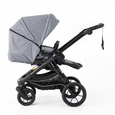 Stroller Emmaljunga NXT90, Lounge Grey  2in1 4