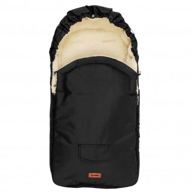 Woolen sleeping bag Black 1