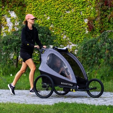 X-Lander BOOSTER1 PRO 3in1  bike trailer, pushchair and jogging stroller/roller skaters 15