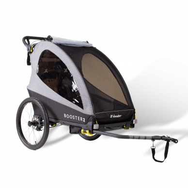 X-Lander BOOSTER2 3in1  bike trailer, pushchair and jogging stroller/roller skaters 1