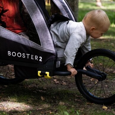 X-Lander BOOSTER2 3in1 dviračio priekaba, vežimėlis ir vežimėlis bėgikams/riedutininkams iš EXPO 18