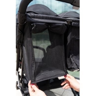 X-Lander X-DOUBLE Коляска для близнецов/погодок, Cool Black +2 carrycot 29