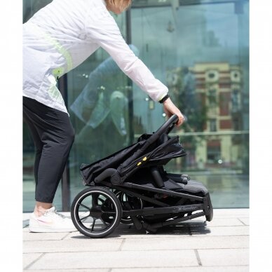 X-Lander X-DOUBLE Коляска для близнецов/погодок, Cool Black +2 carrycot 32