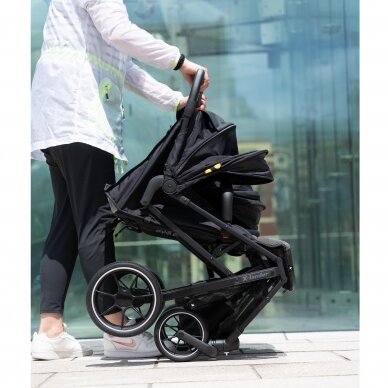 X-Lander X-DOUBLE Коляска для близнецов/погодок, Cool Black +2 carrycot 34