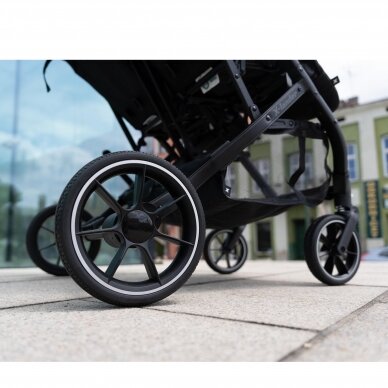 X-Lander X-DOUBLE Коляска для близнецов/погодок, Cool Black +2 carrycot 20