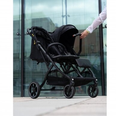 X-Lander X-DOUBLE Коляска для близнецов/погодок, Cool Black +2 carrycot 23